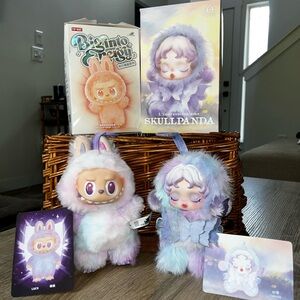 Pop Mart Labubu and Skullpanda